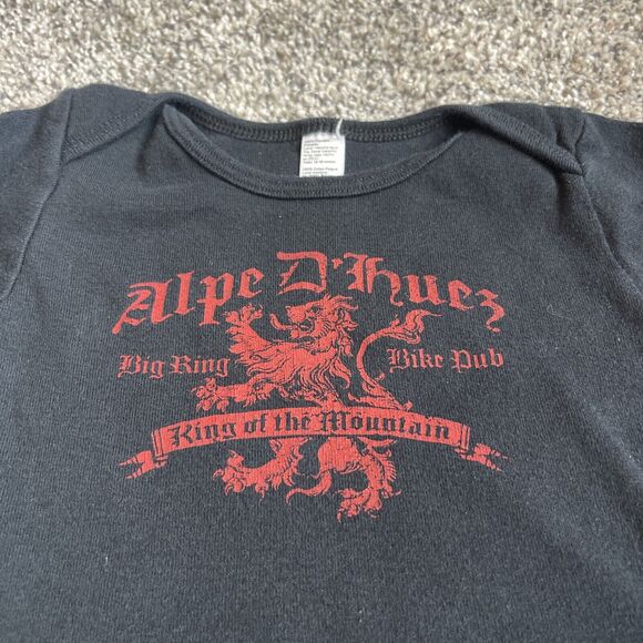 Twin Six Baby Shirt Alpe D’huez King Of The Mountain Size 12-18 Months Cycling - Picture 2 of 4